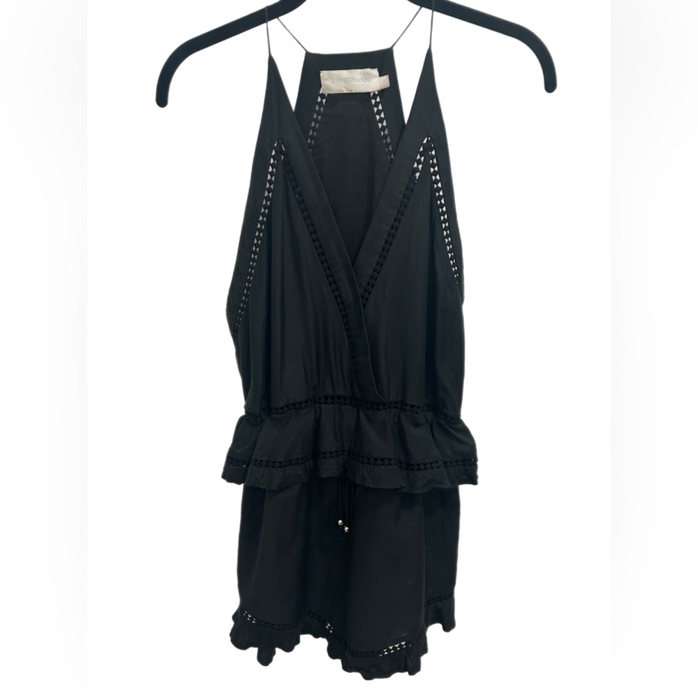 Zimmermann Black Romper